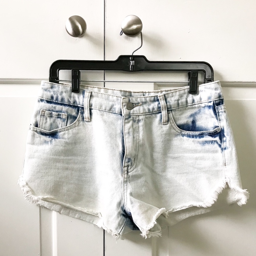 Denim shorts